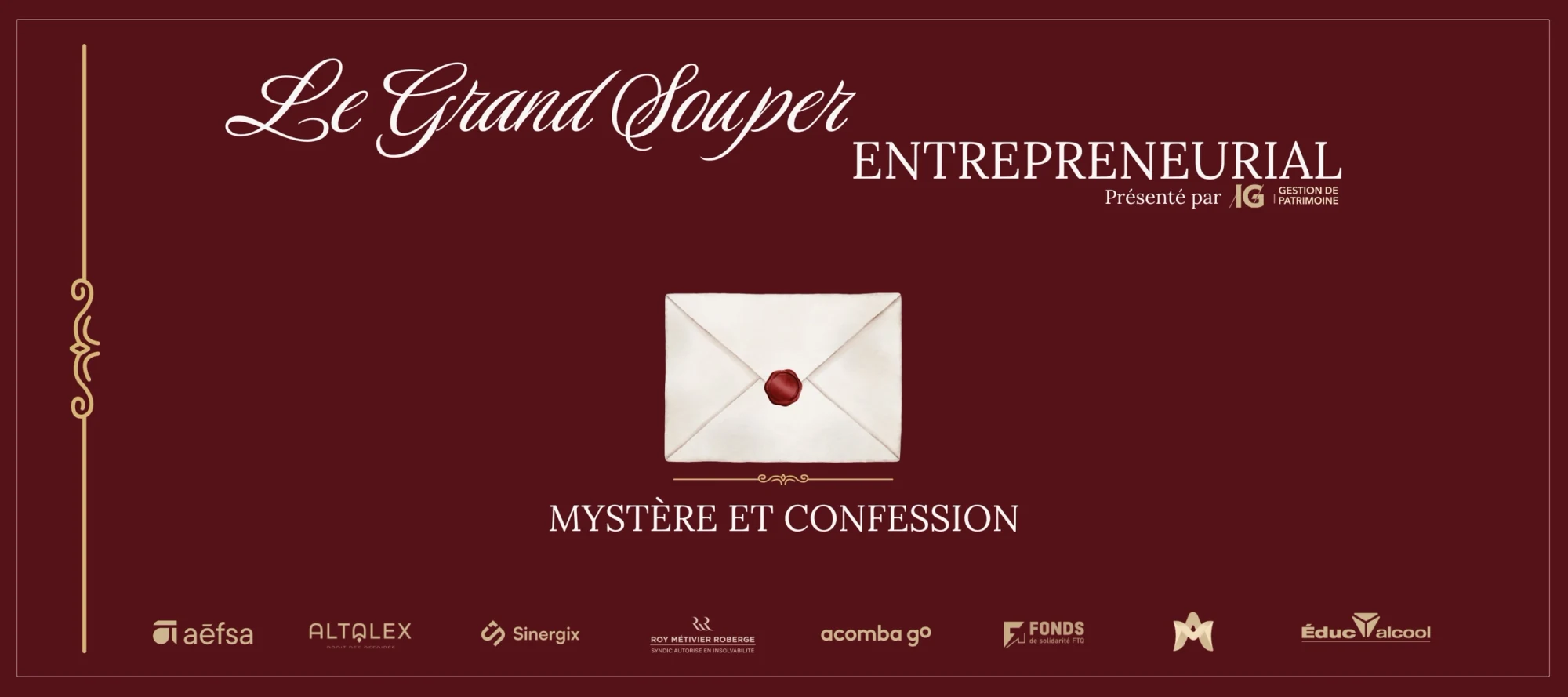Affiche de l’événement Grand Souper Entrepreneurial